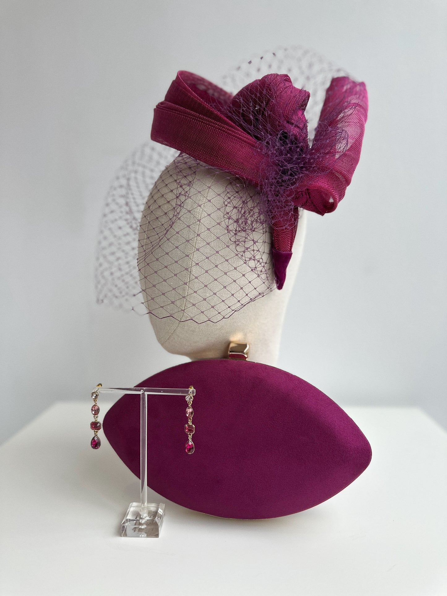 DIADEMA DE SIMANAY DE SEDA CON REDECILLA