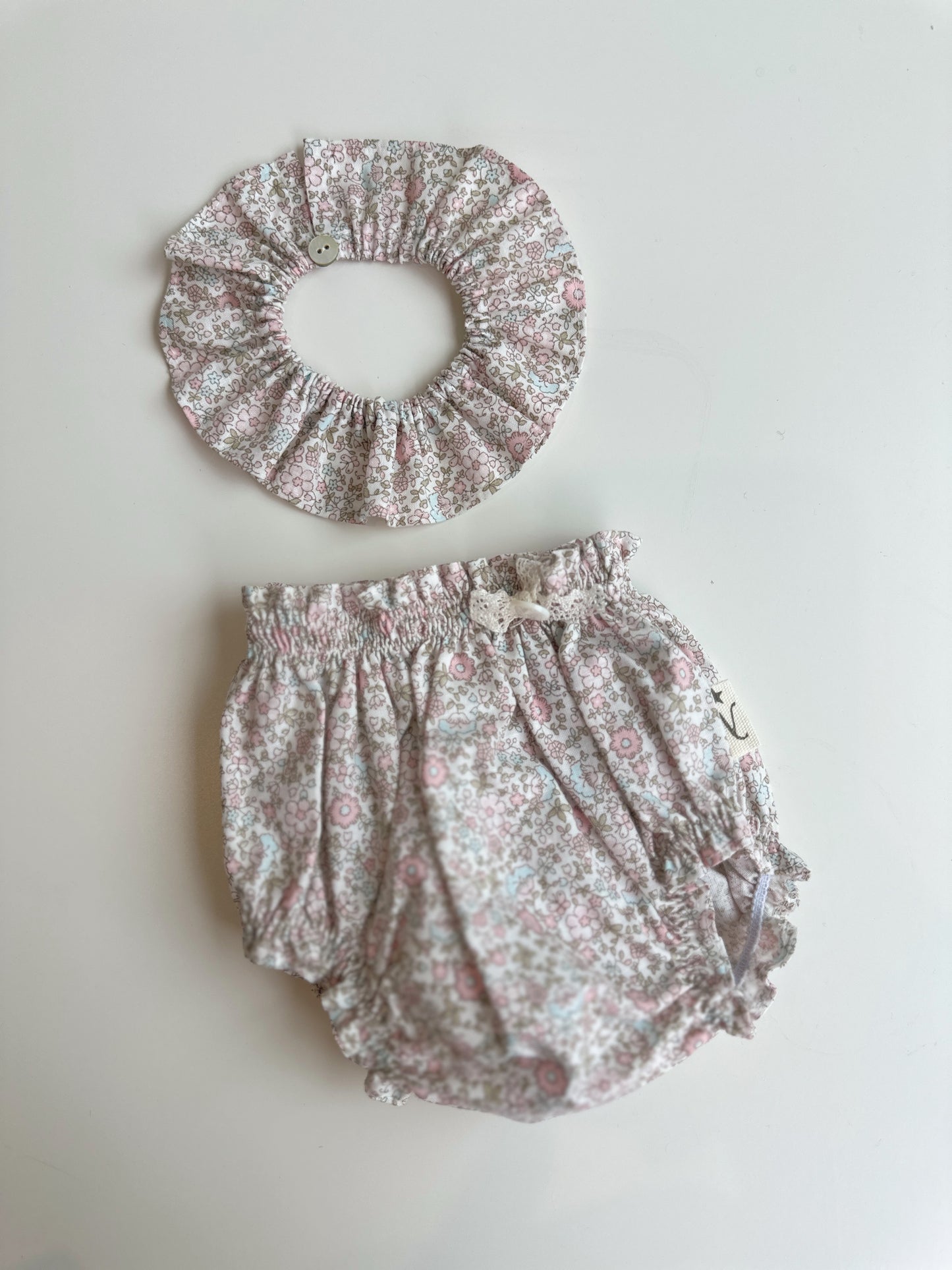 CUELLO Y CULOTTE PARA REBORN 42cm y muñeco 45cm