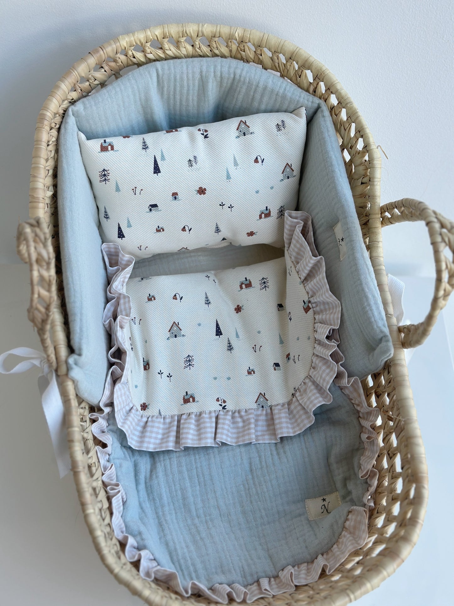 CAPAZO PARA REBORN Y MUÑECAS MODELO CASITAS