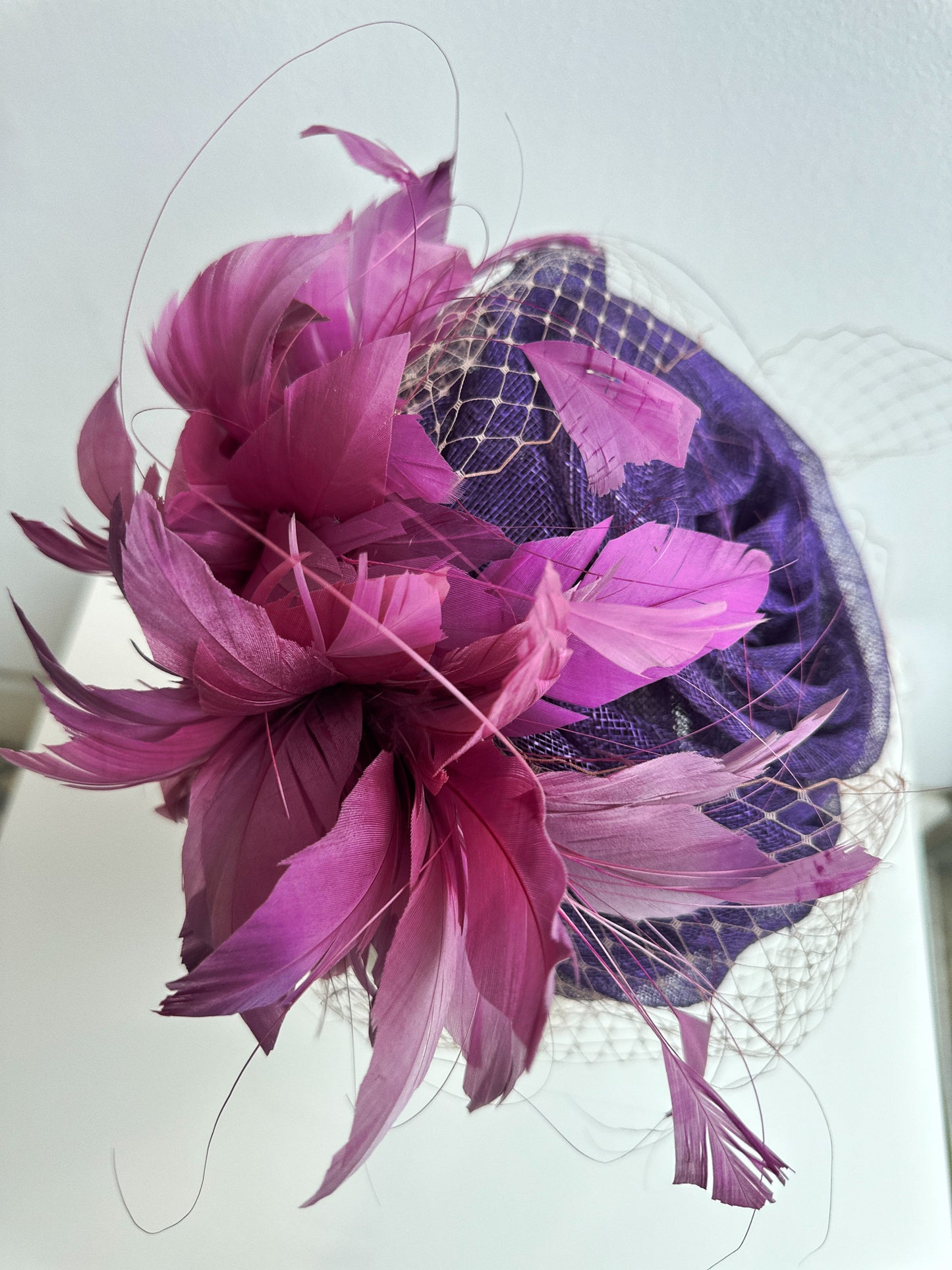TOCADO PARA INVITADA ESTILO CASCO