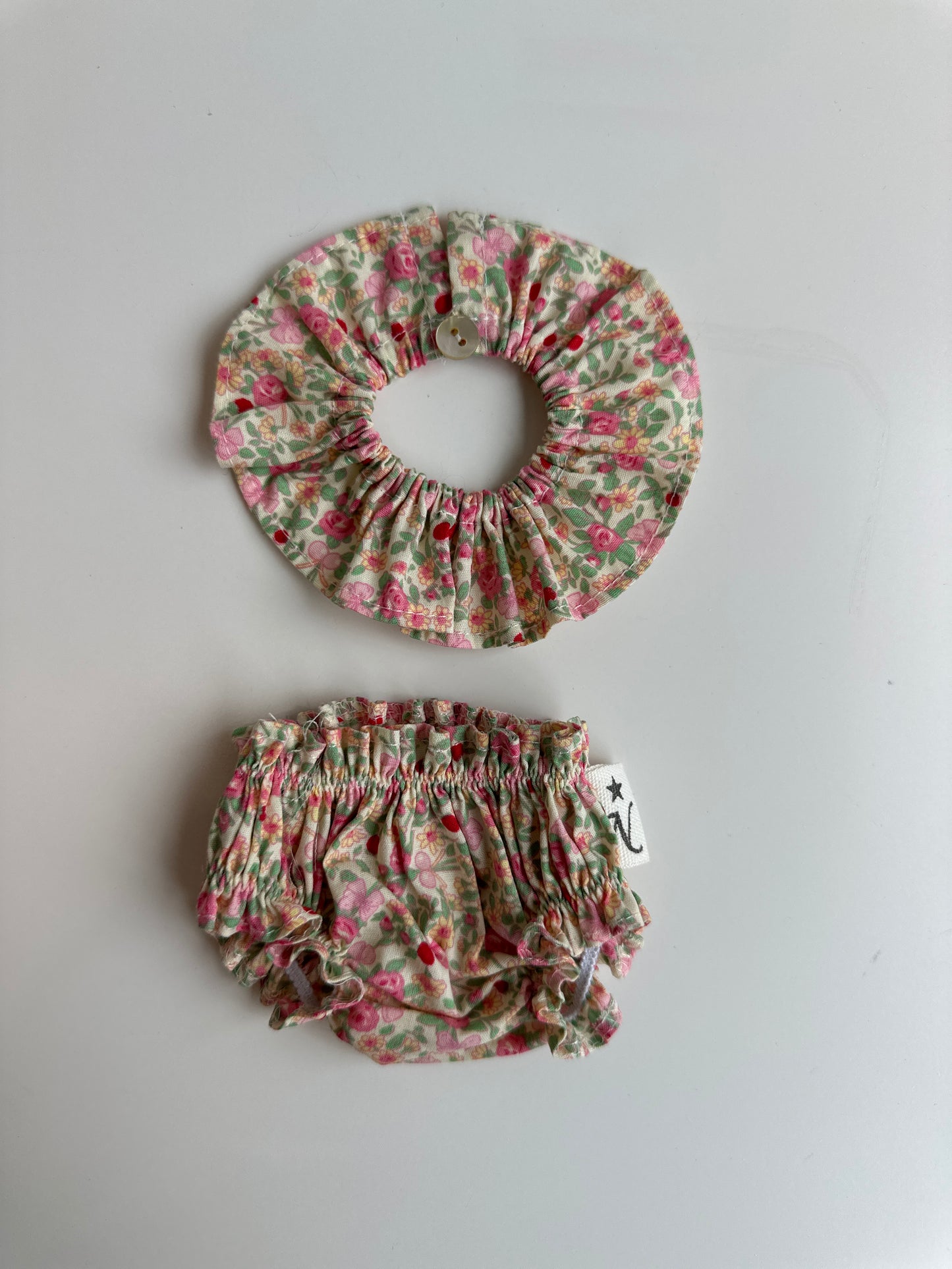 Cuello y culotte para muñeco de 33cm