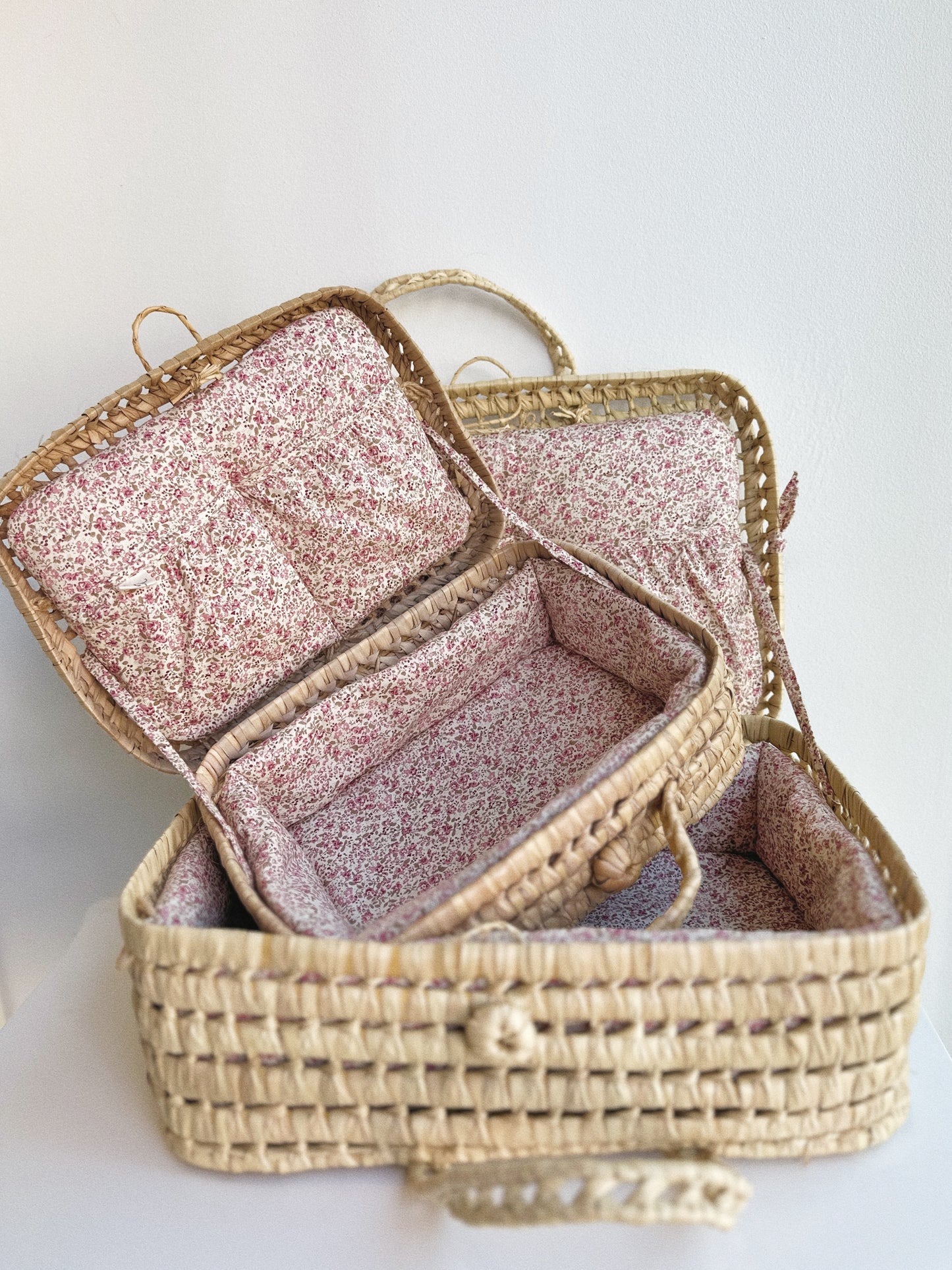 MALETA DE PALMA FORRADA CLAUDIA