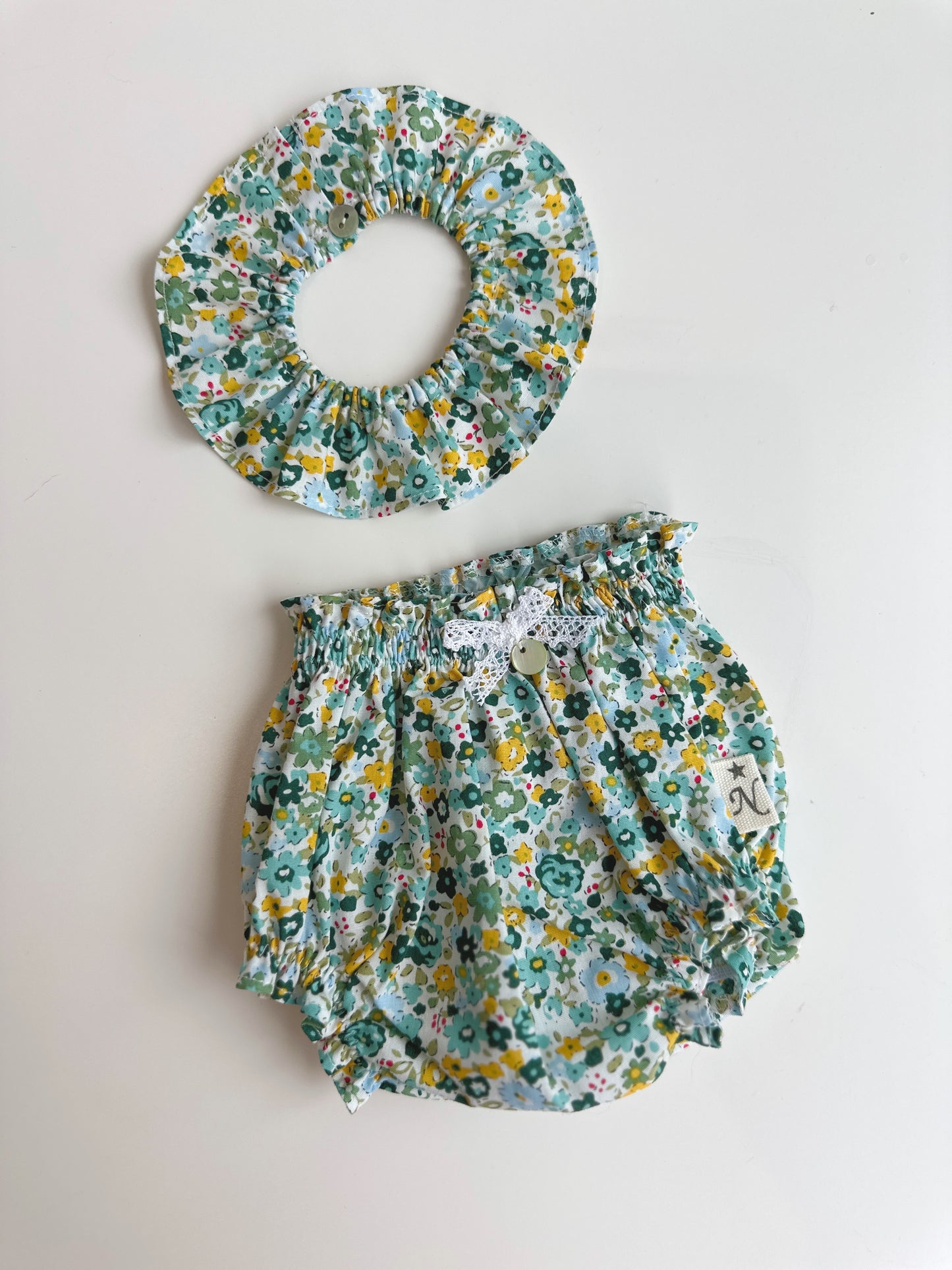 CUELLO Y CULOTTE PARA REBORN 42cm y muñeco 45cm