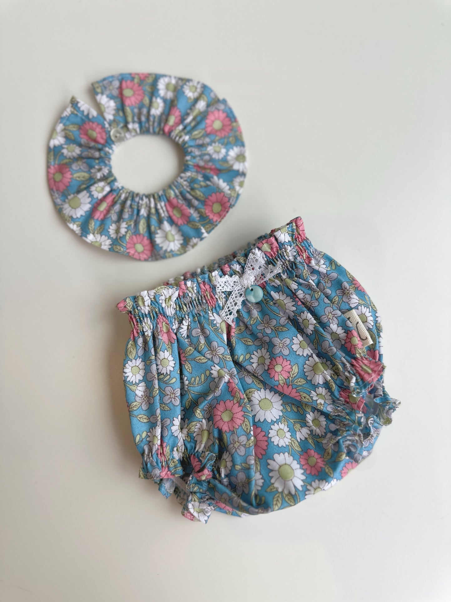 CUELLO Y CULOTTE PARA REBORN 42cm y muñeco 45cm