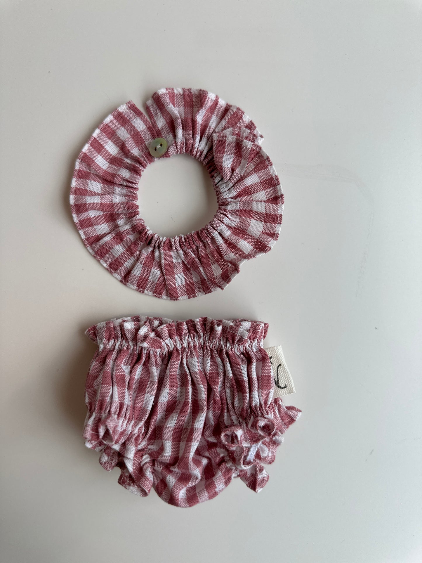 Cuello y culotte para muñeco de 33cm