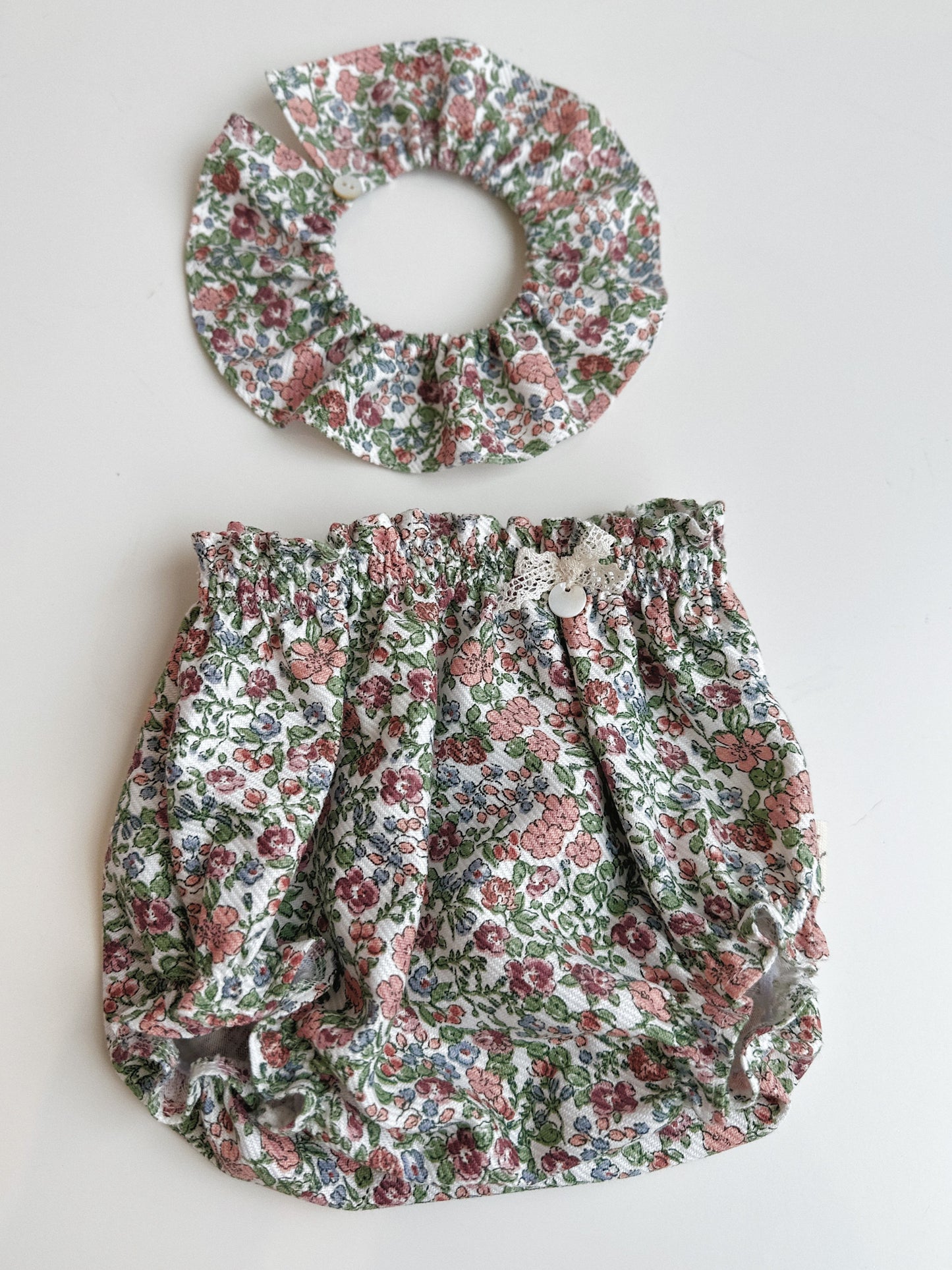 CUELLO Y CULOTTE PARA REBORN 42cm y muñeco 45cm