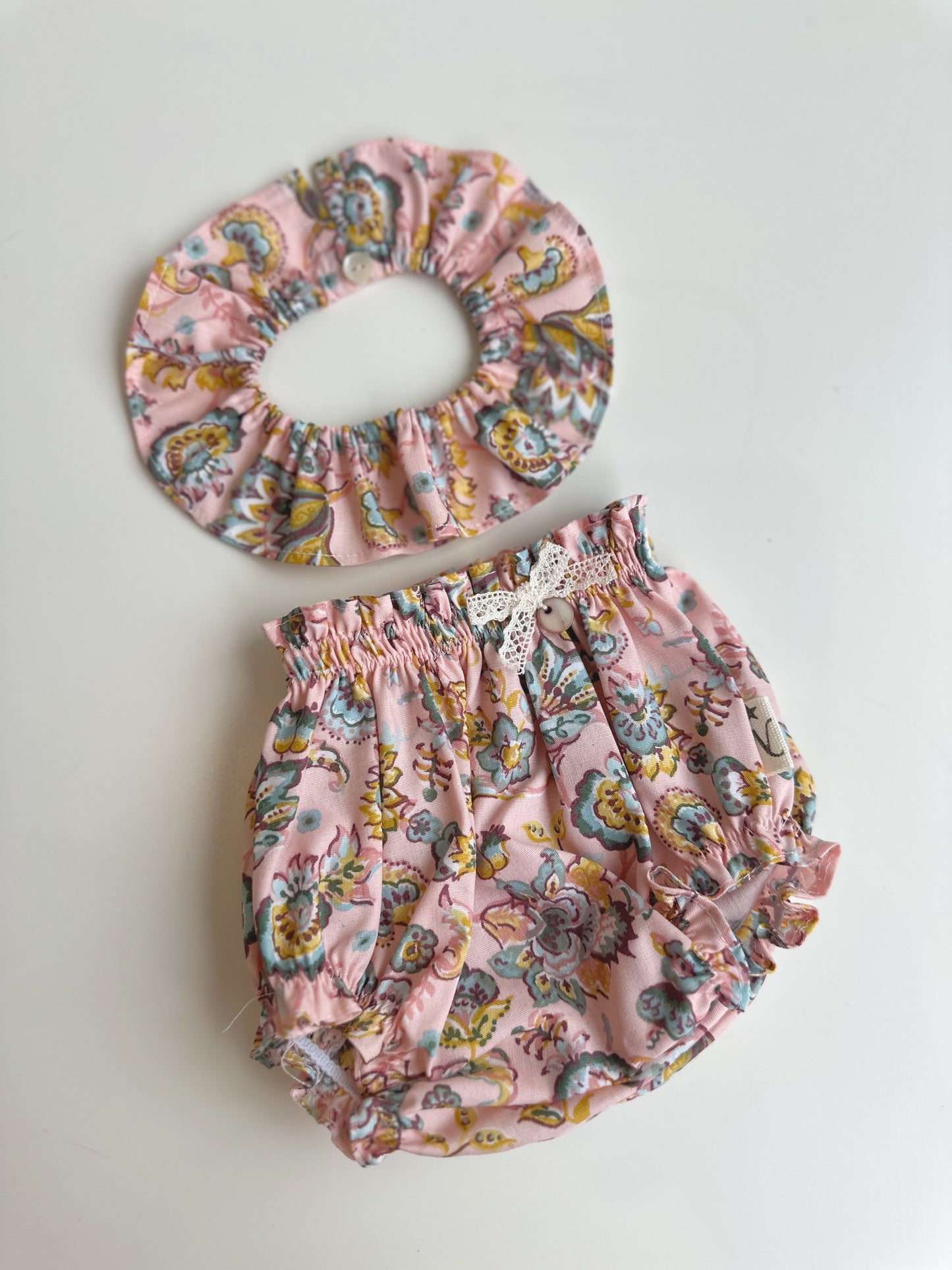 CUELLO Y CULOTTE PARA REBORN 42cm y muñeco 45cm