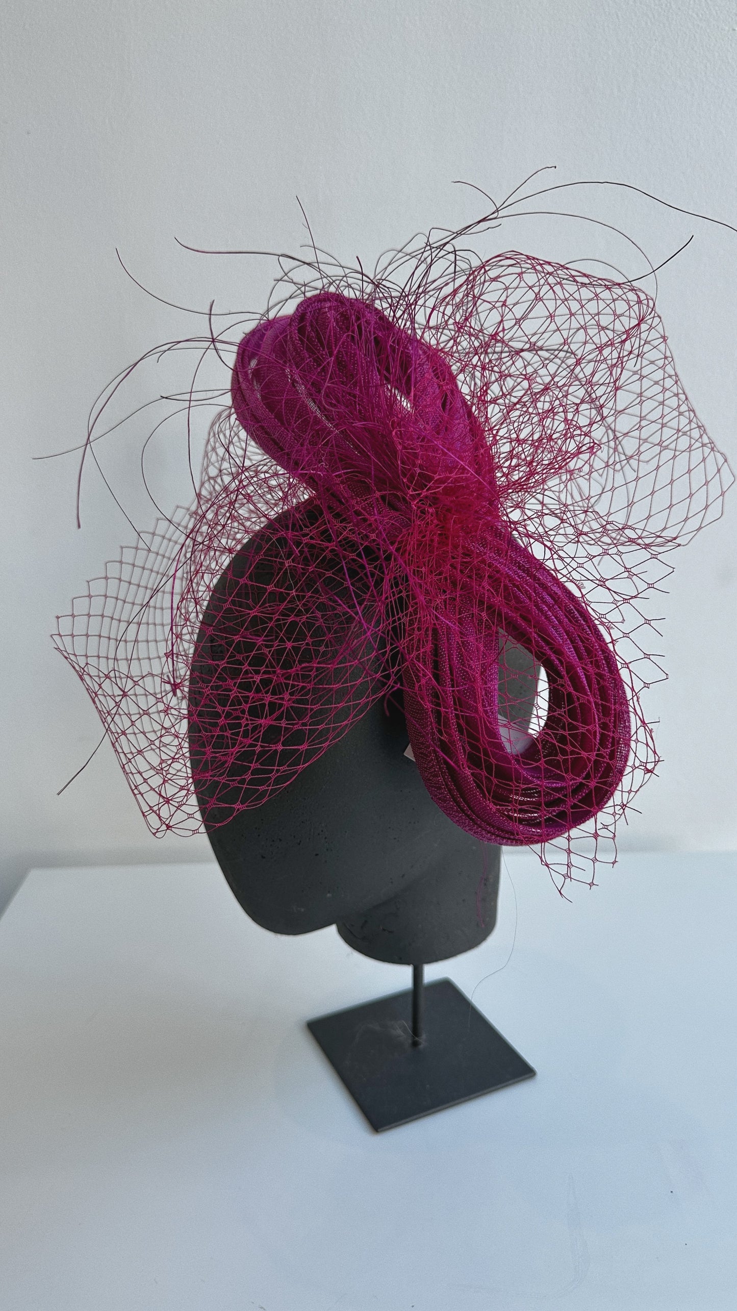 DIADEMA DE SIMANAY DE SEDA CON REDECILLA