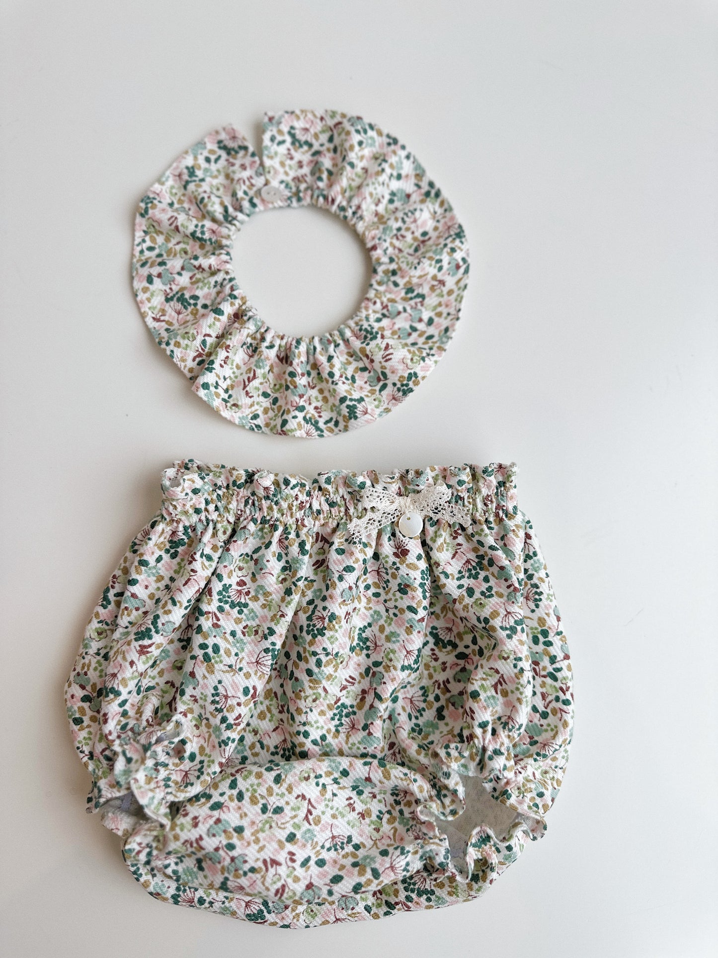 CUELLO Y CULOTTE PARA REBORN 42cm y muñeco 45cm