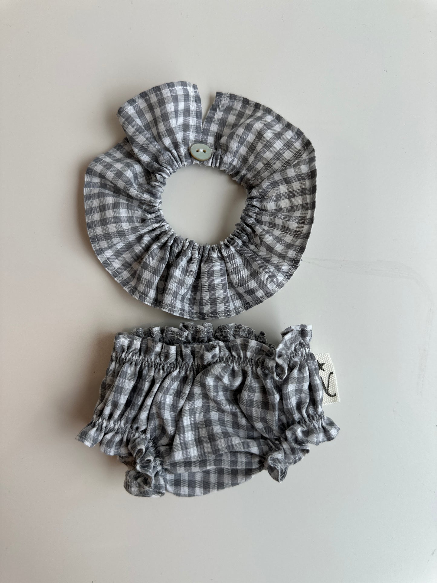 Cuello y culotte para muñeco de 33cm