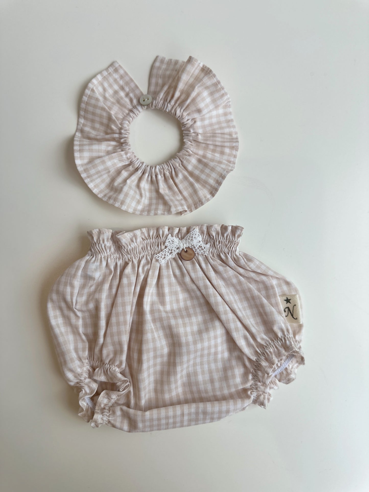 CUELLO Y CULOTTE PARA REBORN DE 48 CM