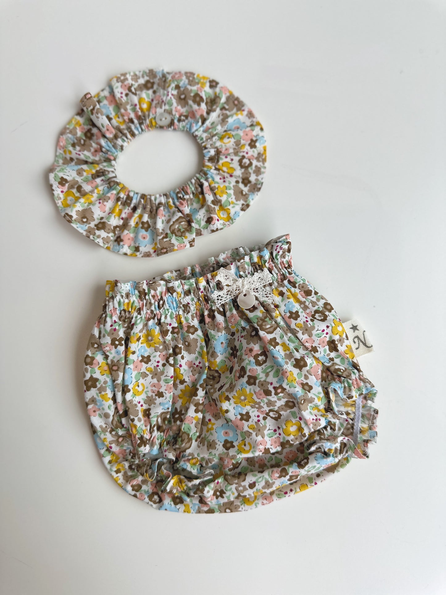 CUELLO Y CULOTTE PARA REBORN DE 48 CM