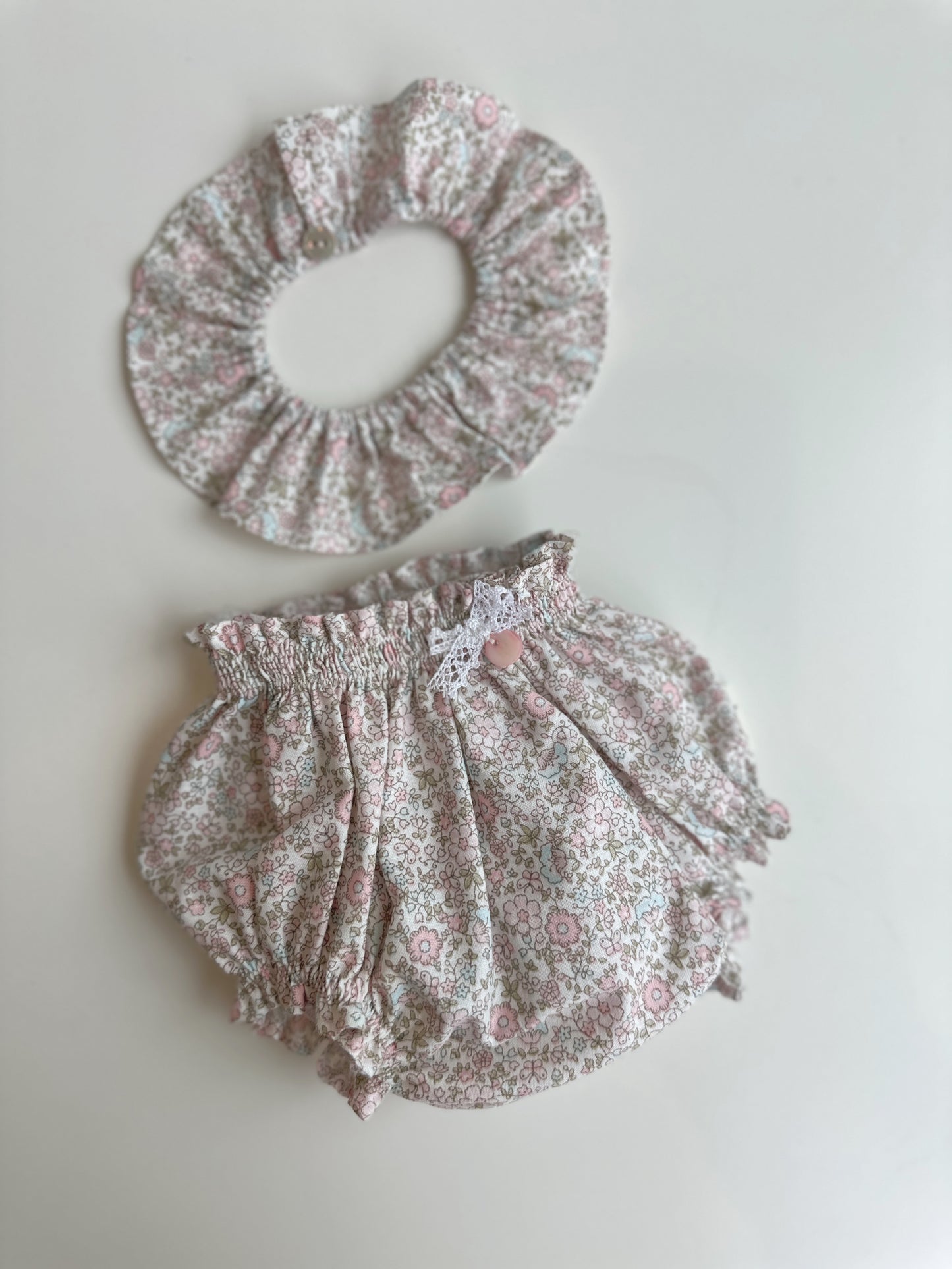 CUELLO Y CULOTTE PARA REBORN 42cm y muñeco 45cm