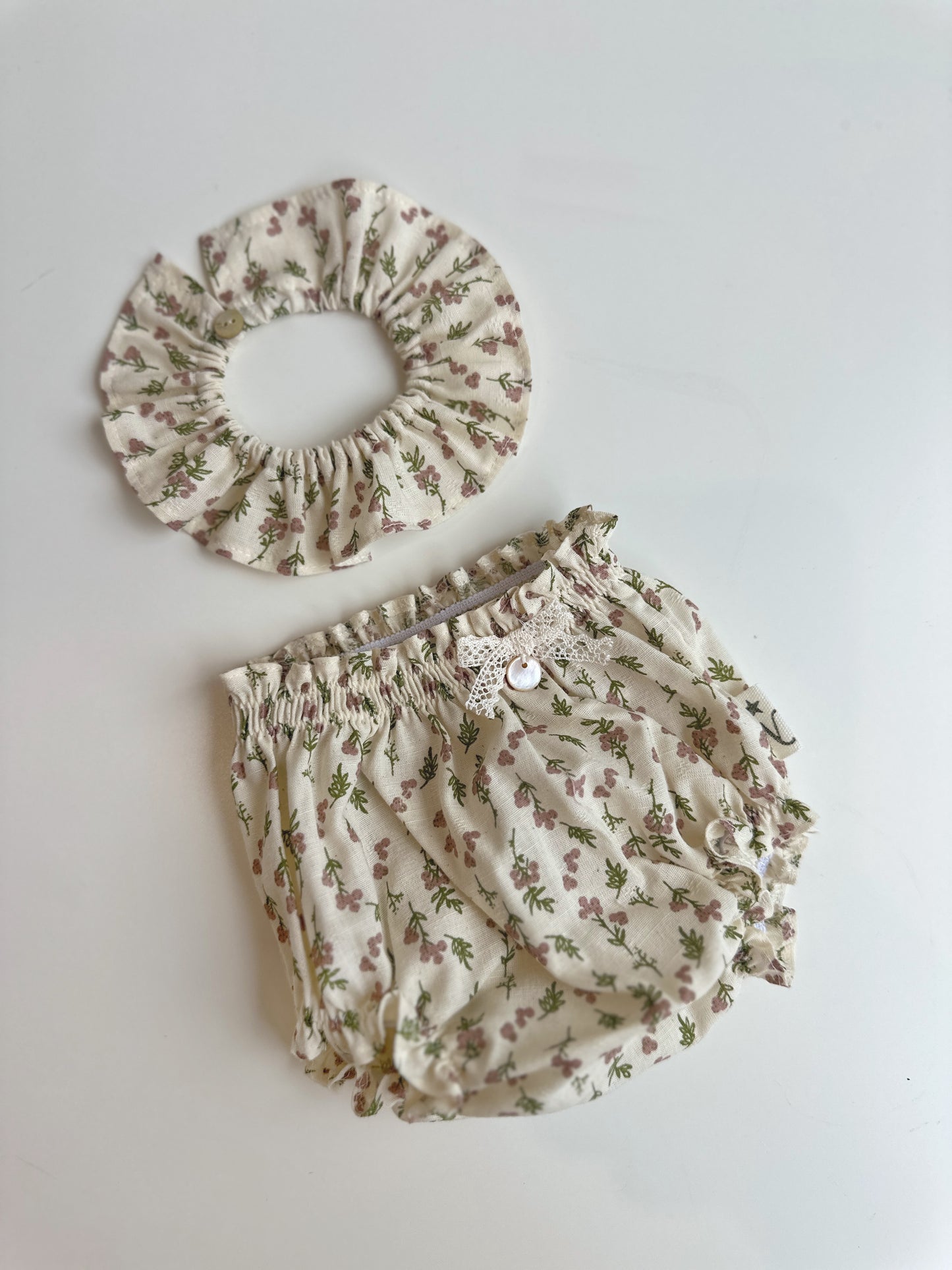 CUELLO Y CULOTTE PARA REBORN 42cm y muñeco 45cm