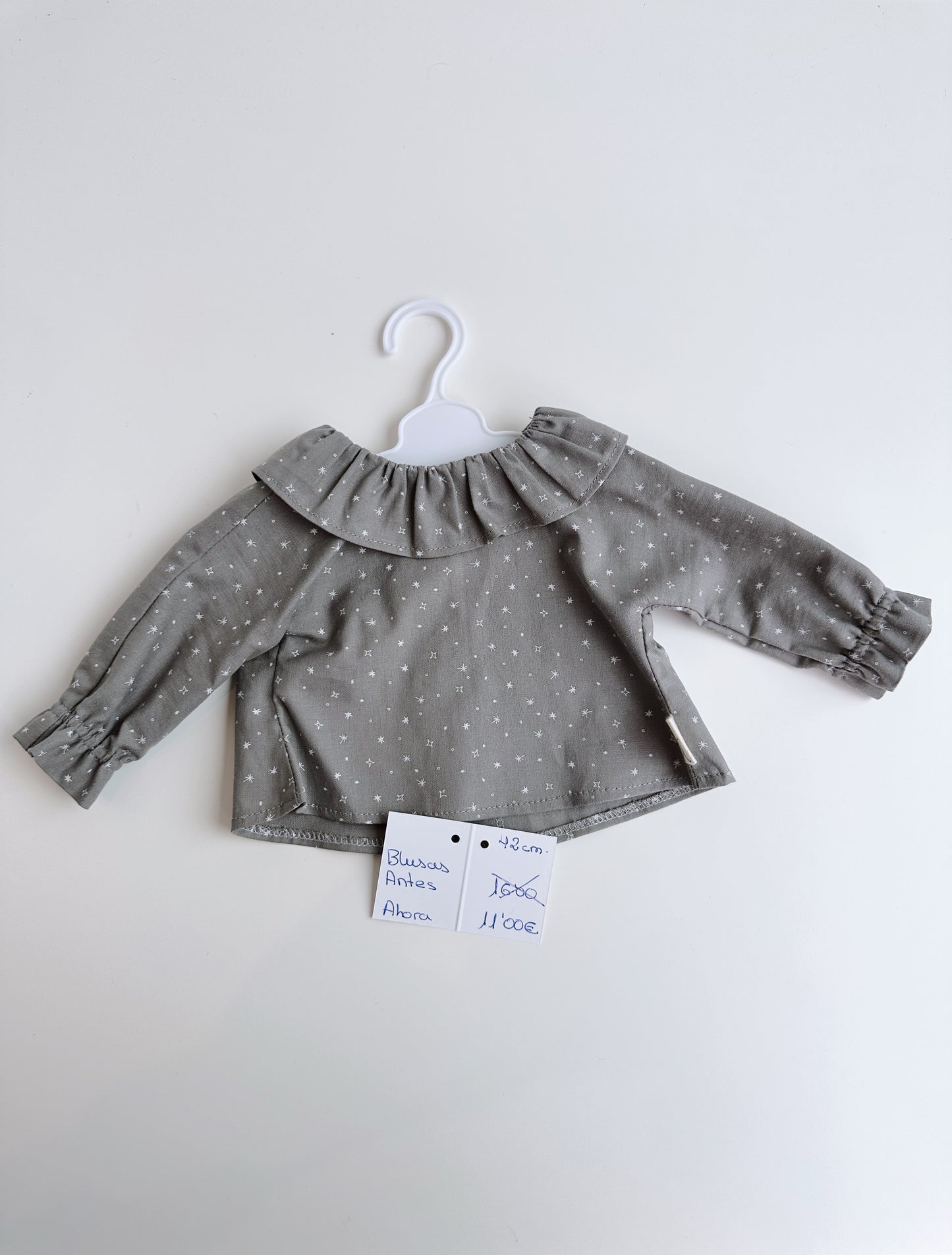 BLUSA PARA MUÑECO DE 42 CM