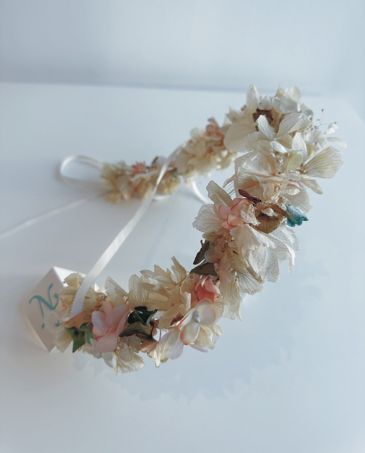 CORONA PRIMERA COMUNION FLOR PRESERVADA