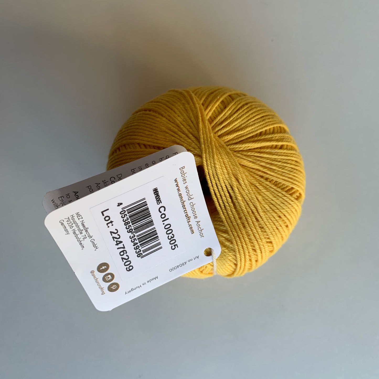 ANCHOR BABY PURE COTTON COL.00305