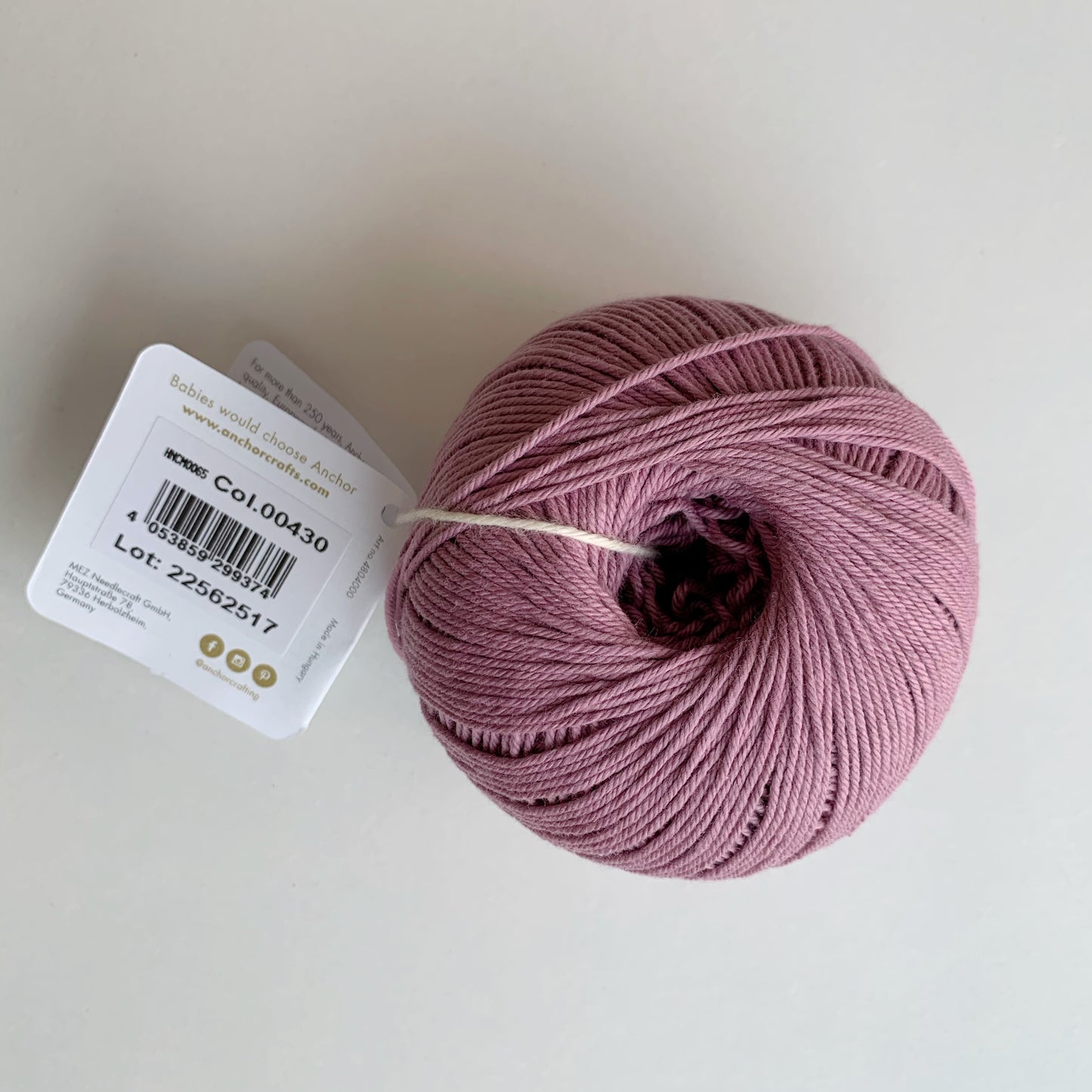 ANCHOR BABY PURE COTTON COL.00430