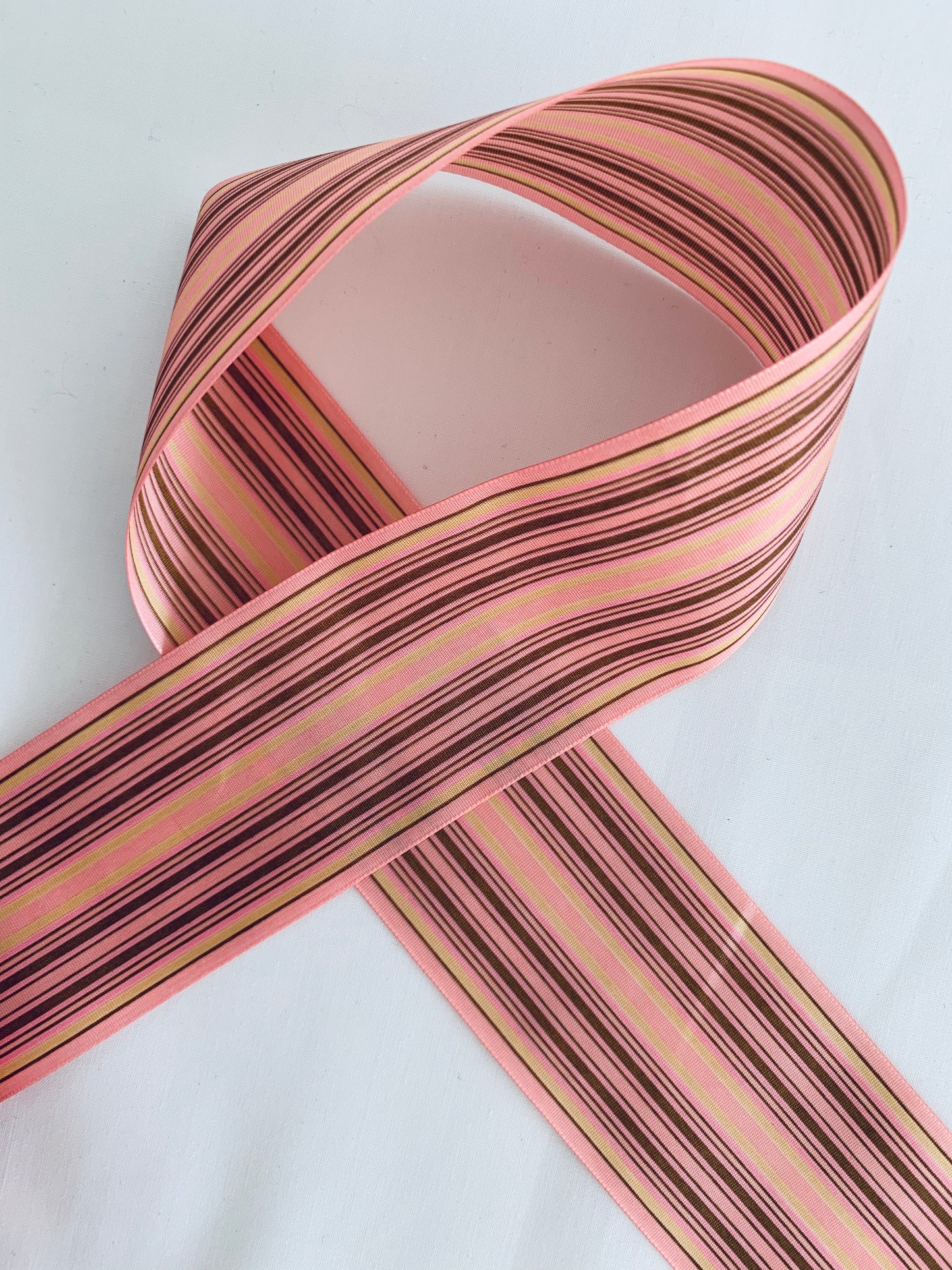CINTA DE PELO ESTAMPADO DE RAYAS 5 CENTÍMETROS DE ANCHO