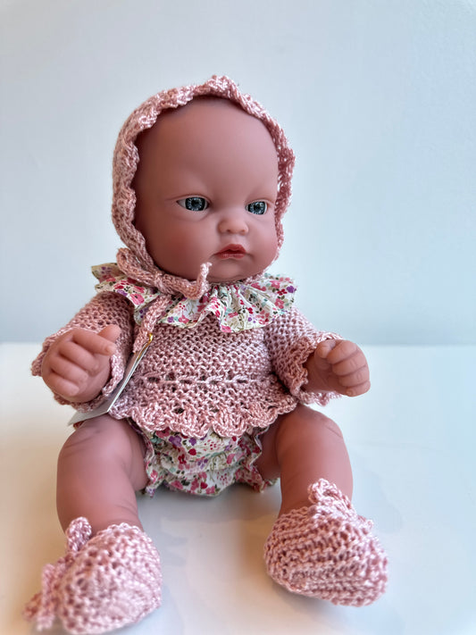 Muñeco 28 centímetros Así punto hecho a mano ojo perdiz