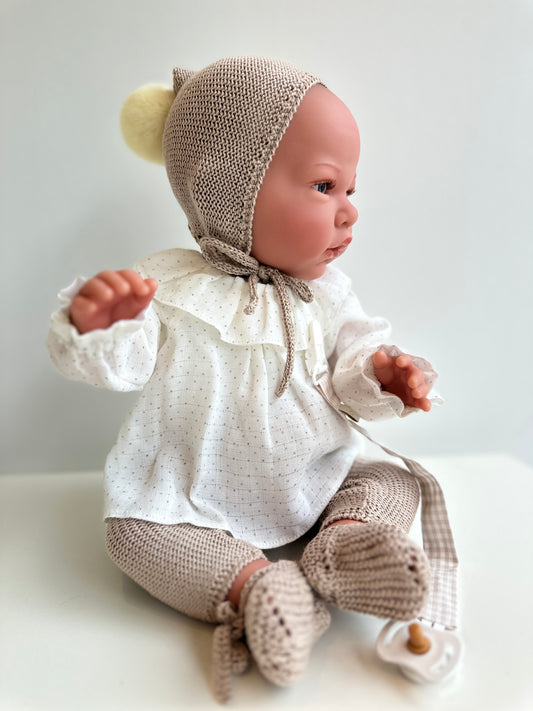 Muñeco 48 centímetros cuerpo blando con peso de Así