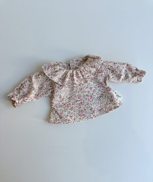 BLUSA MANGA LARGA Y CON CUELLO PARA GORDI