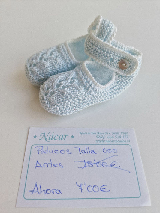PATUCOS PARA BEBÉ TALLA 000