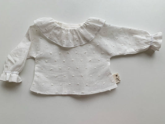 BLUSA MANGA LARGA PARA 33 CENTÍMETROS