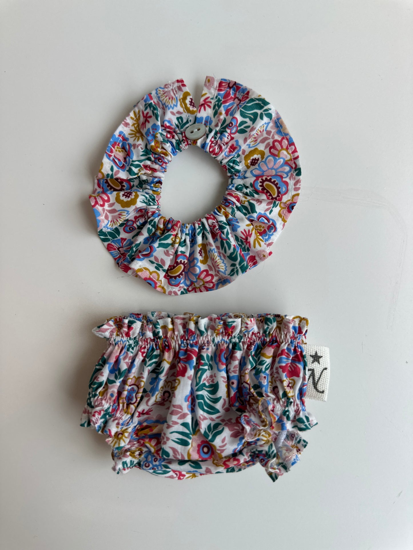 Cuello y culotte para muñeco de 33cm