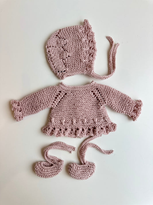 Conjunto ropa para muñeco 33cm bodoque con volante